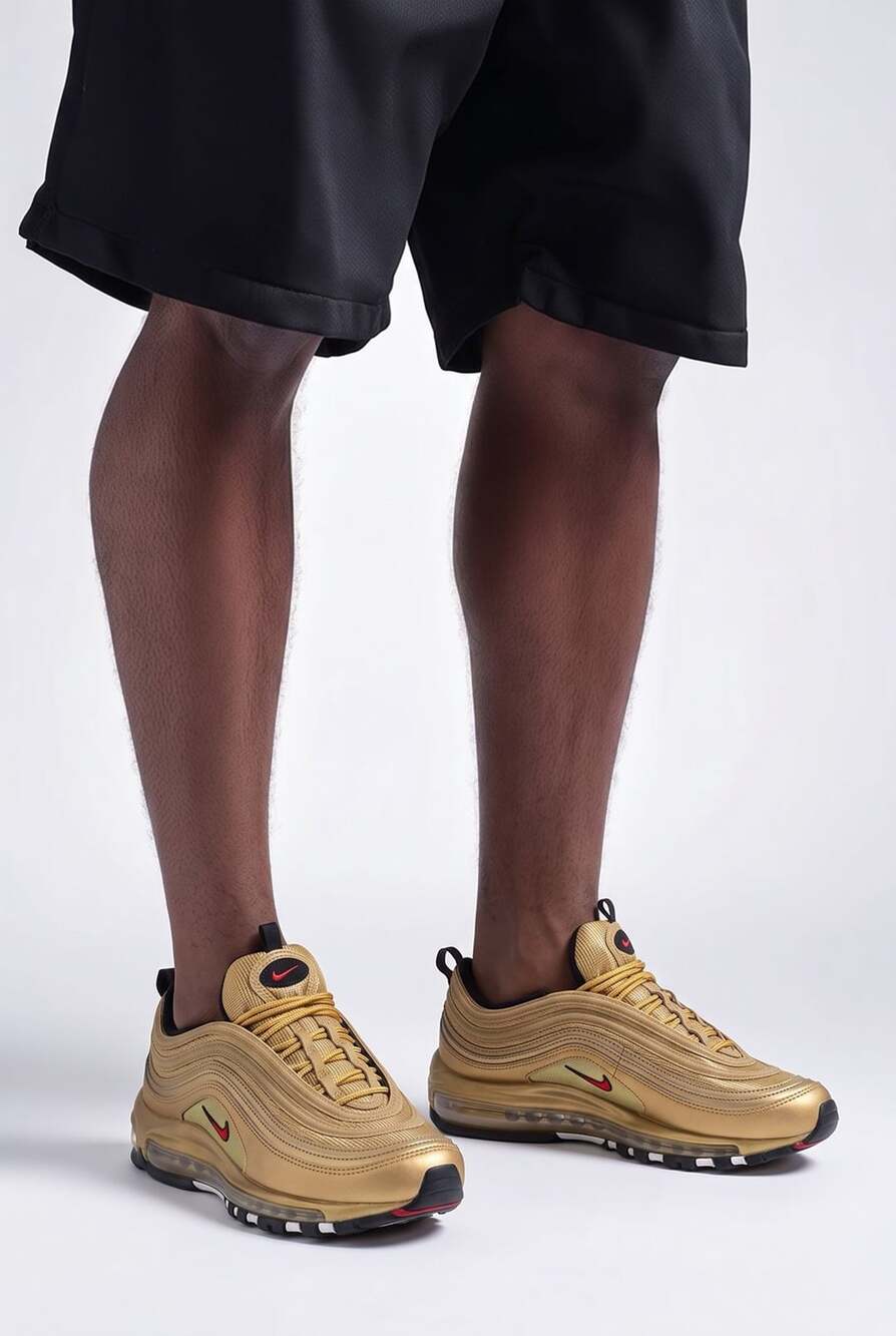 Nike Air Max 97 Size 9 Metallic Gold